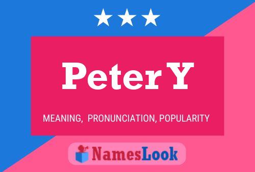 Póster del nombre Peter Y