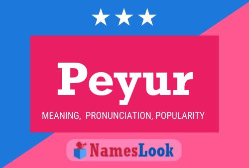 Póster del nombre Peyur