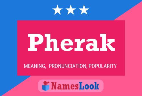 Póster del nombre Pherak