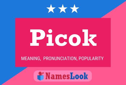 Póster del nombre Picok