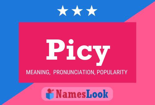 Póster del nombre Picy