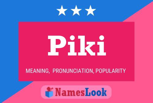 Póster del nombre Piki