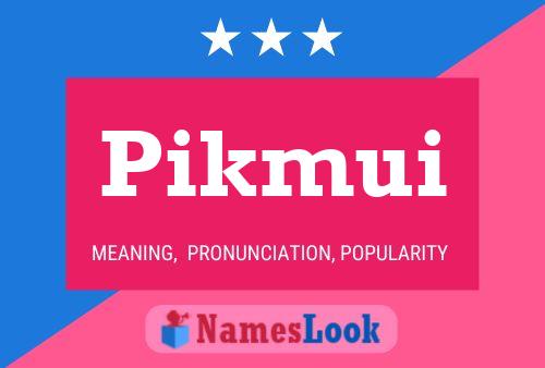 Póster del nombre Pikmui