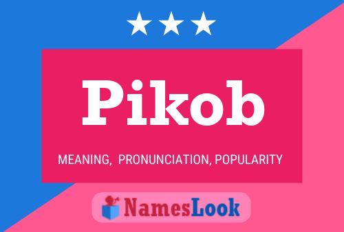 Póster del nombre Pikob