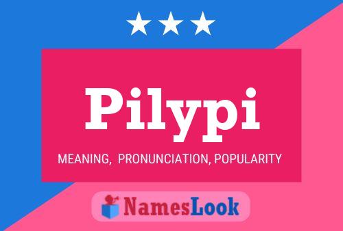 Póster del nombre Pilypi