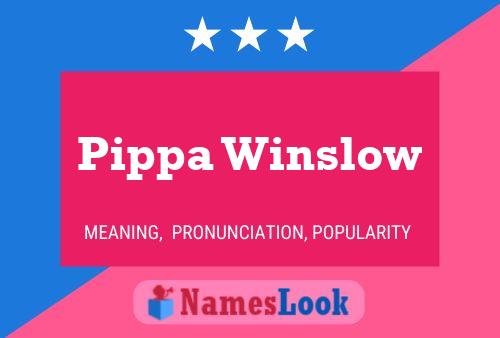 Póster del nombre Pippa Winslow