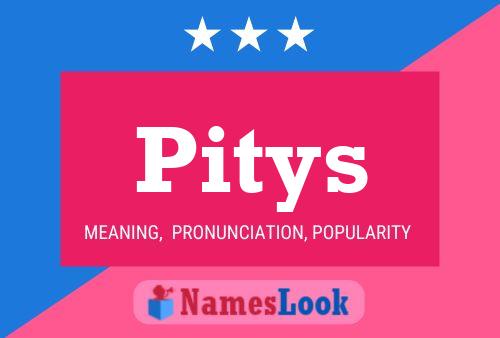 Póster del nombre Pitys