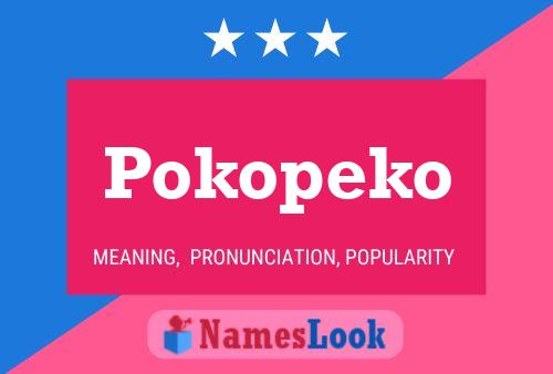 Póster del nombre Pokopeko