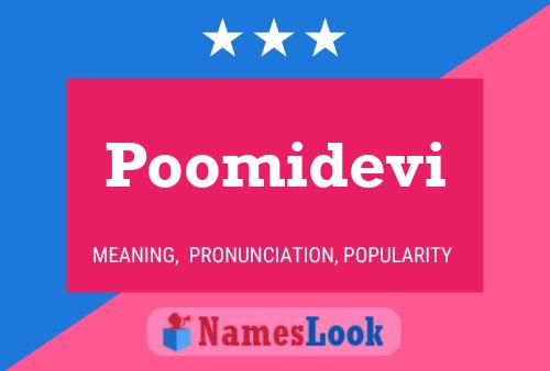 Póster del nombre Poomidevi