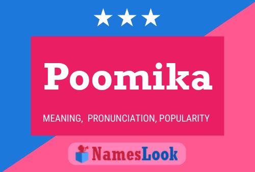 Póster del nombre Poomika