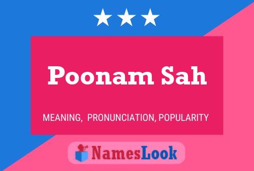 Póster del nombre Poonam Sah