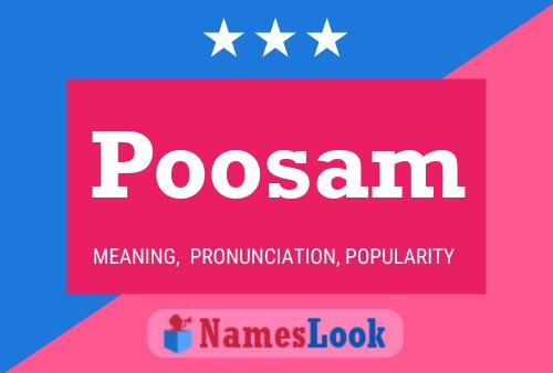 Póster del nombre Poosam