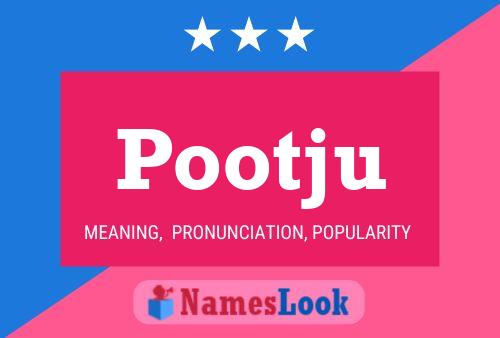 Póster del nombre Pootju