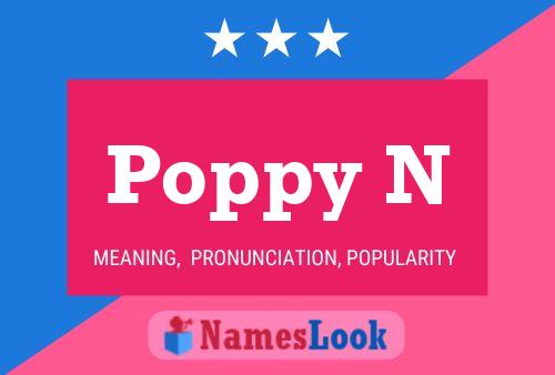 Póster del nombre Poppy N