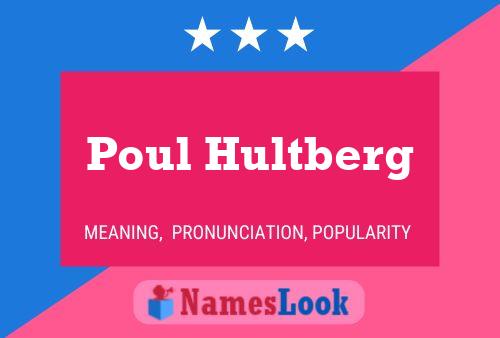 Póster del nombre Poul Hultberg