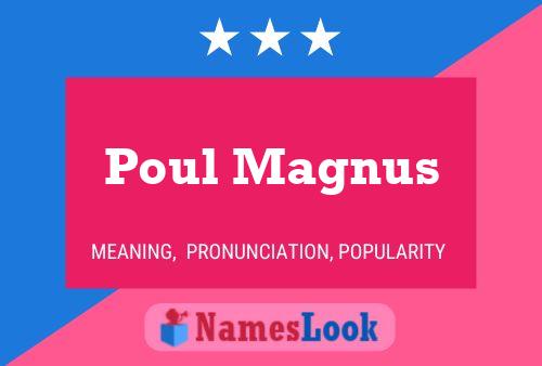 Póster del nombre Poul Magnus