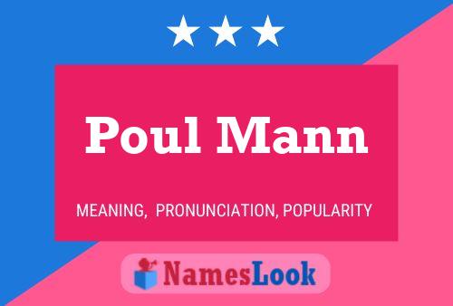 Póster del nombre Poul Mann