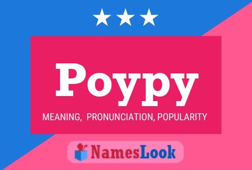 Póster del nombre Poypy