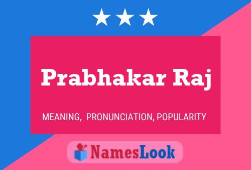 Póster del nombre Prabhakar Raj