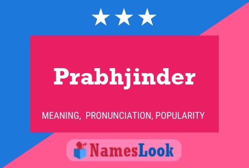 Póster del nombre Prabhjinder