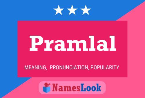 Póster del nombre Pramlal