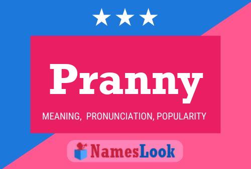 Póster del nombre Pranny