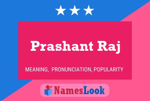 Póster del nombre Prashant Raj