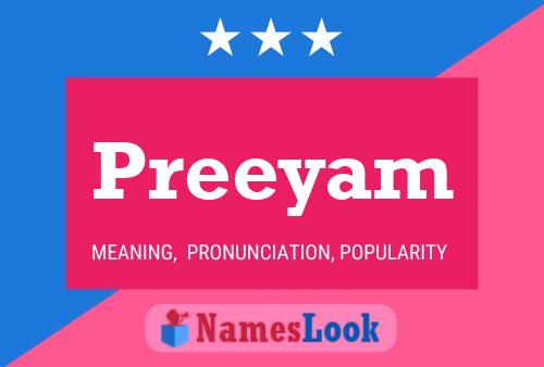 Póster del nombre Preeyam