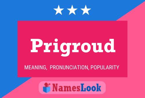 Póster del nombre Prigroud