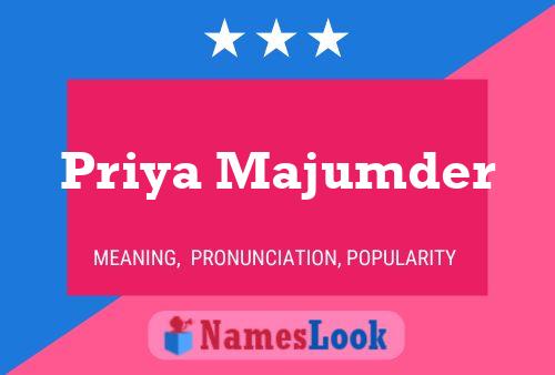 Póster del nombre Priya Majumder