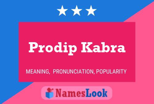 Póster del nombre Prodip Kabra