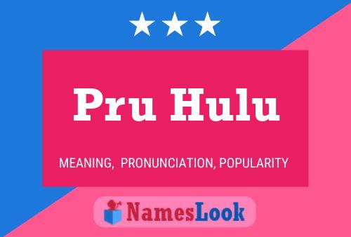 Póster del nombre Pru Hulu