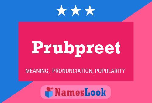 Póster del nombre Prubpreet