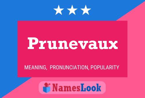 Póster del nombre Prunevaux