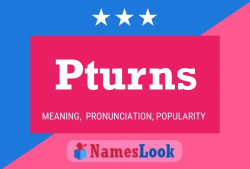 Póster del nombre Pturns