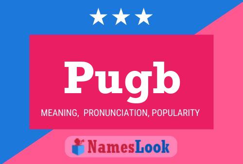 Póster del nombre Pugb