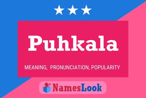 Póster del nombre Puhkala