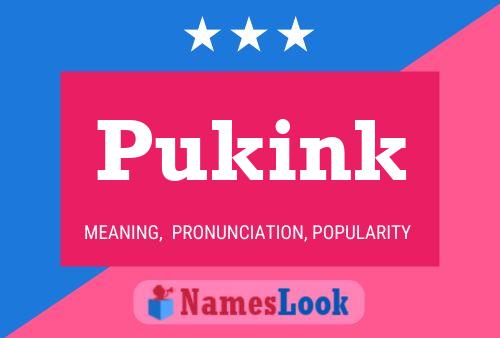 Póster del nombre Pukink