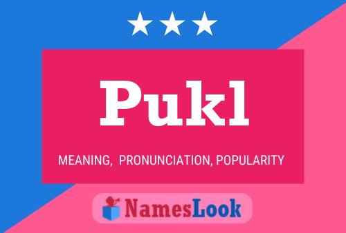 Póster del nombre Pukl