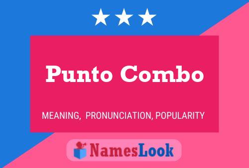 Póster del nombre Punto Combo