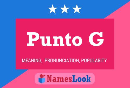 Póster del nombre Punto G