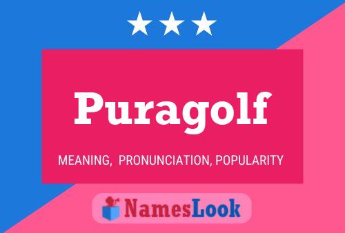 Póster del nombre Puragolf