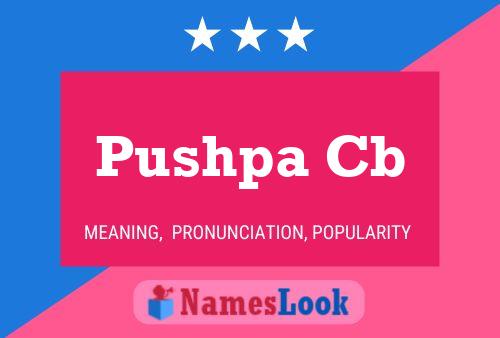 Póster del nombre Pushpa Cb