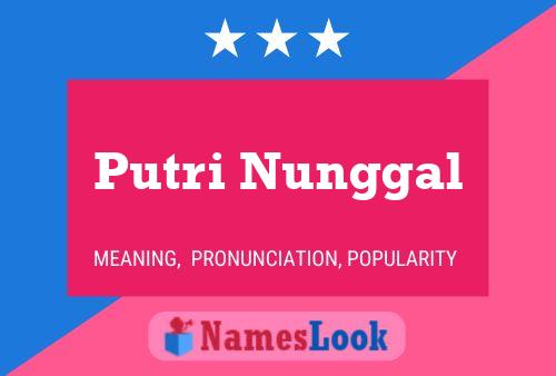 Póster del nombre Putri Nunggal