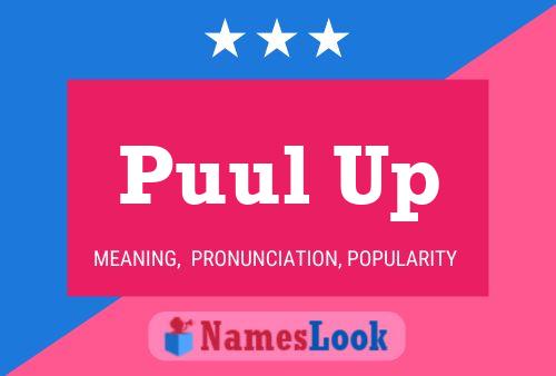 Póster del nombre Puul Up