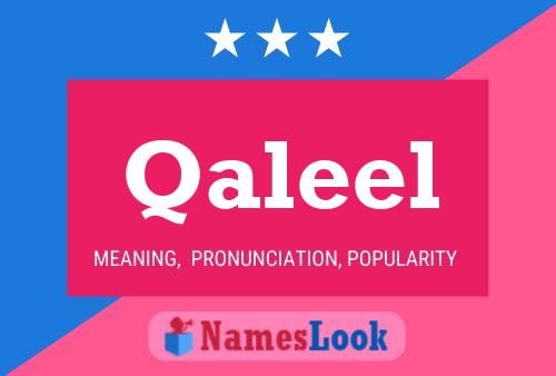 Póster del nombre Qaleel