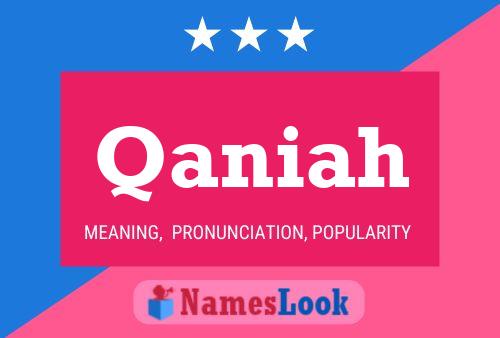 Póster del nombre Qaniah