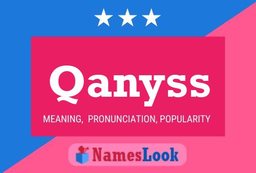 Póster del nombre Qanyss