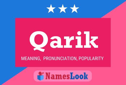 Póster del nombre Qarik