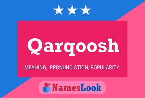 Póster del nombre Qarqoosh